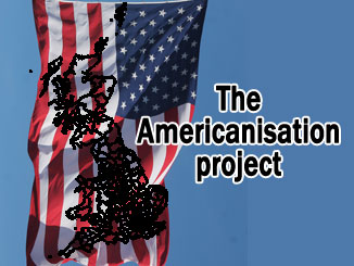 The Americanisation project is made explicit, while the strike wave grows